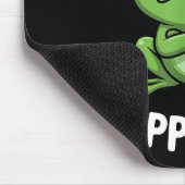 This Is My Happy Face Funny Angry Frog Humor  Muismat (Hoek)