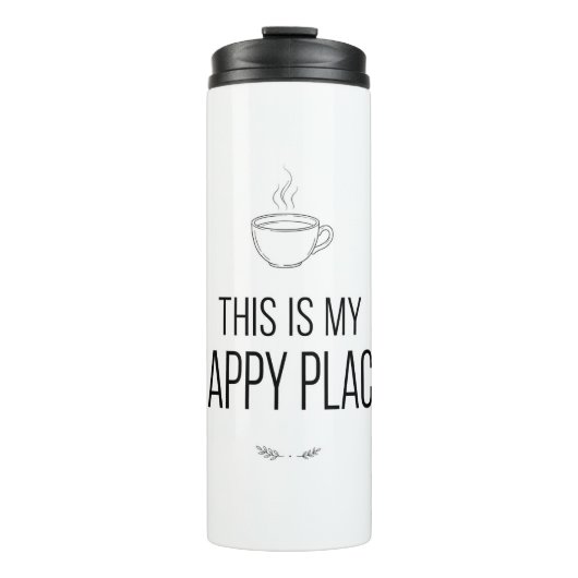 This Is My Happy Place Mug Thermosbeker (Voorkant)