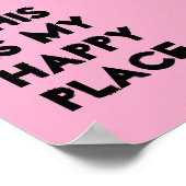 This Is My Happy Place Poster (Hoek)