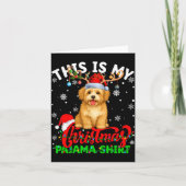 This Is My Havanese Dog Ugly Christmas Pajama Swea Kaart (Voorkant)