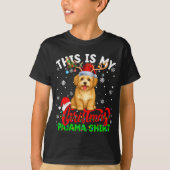 This Is My Havanese Dog Ugly Christmas Pajama Swea T-shirt (Voorkant)