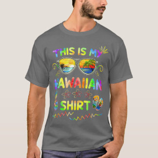 This Is My Hawaiian Luau Aloha Hawaii Beach Pinea T-shirt