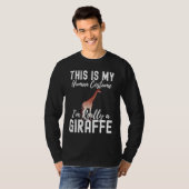 This Is My Human Costume I'm Really A Giraffe Anim T-shirt (Voorkant volledig)