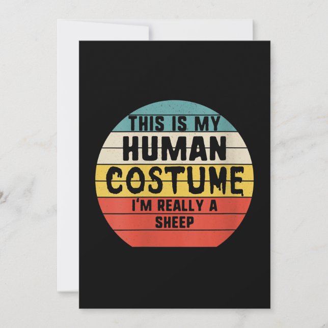 This is My Human Costume Im Really A Sheep Gift (Voorkant)