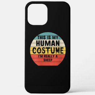 This is My Human Costume Im Really A Sheep Gift Case-Mate iPhone Case