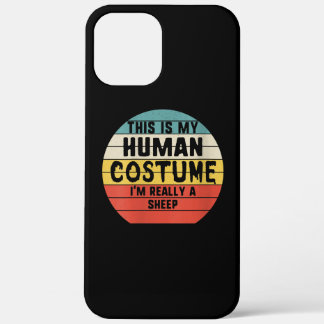 This is My Human Costume Im Really A Sheep Gift Case-Mate iPhone Case