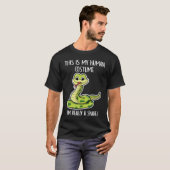 this is my human costume i'm really a snake t-shirt (Voorkant volledig)