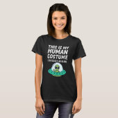 This Is My Human Costume I'm Really An Alien  Desi T-shirt (Voorkant volledig)