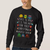 This Is My It's Too Hot For Ugly Christmas Sweater (Voorkant)