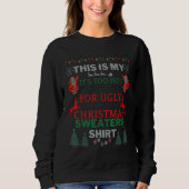 This Is My It's Too Hot For Ugly Christmas Sweater (Voorkant)