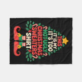 This Is My It's Too Hot For Ugly Christmas Sweater Fleece Deken (Voorkant (Horizontaal))