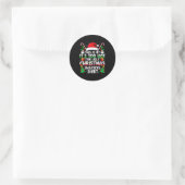 This Is My It's Too Hot For Ugly Christmas Sweater Ronde Sticker (Tas)