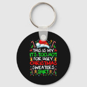 This Is My It's Too Hot For Ugly Christmas Sweater Sleutelhanger (Voorkant)