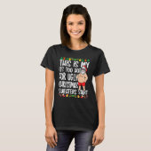 This Is My It's Too Hot For Ugly Christmas Sweater T-shirt (Voorkant volledig)