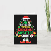 This Is My Its Too Hot For Ugly Christmas Sweaters Kaart (Voorkant)