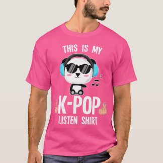 This Is My K-Pop South Korea K-Pop T-shirt