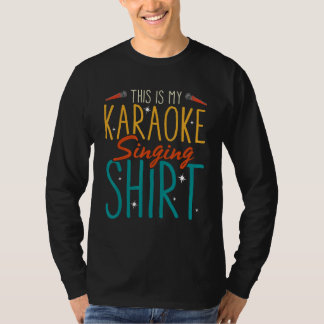 This Is My Karaoke Singing   Karaoke Singer T-shirt