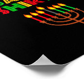 This Is My Kwanzaa Pajamas Seven Principles Candle Poster (Hoek)