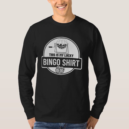 This Is My Lucky Bingo   Bingo  3 T-shirt (Voorkant)