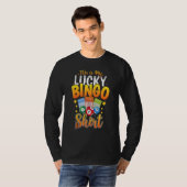 This Is My Lucky Bingo Bingo Player Caller T-shirt (Voorkant volledig)