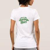 This Is My Lucky Shirt Funny St. Patrick's Day Ret (Achterkant)