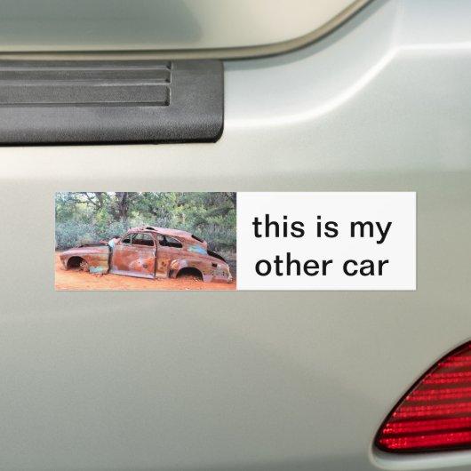 this is my other car bumper sticker (Op auto)