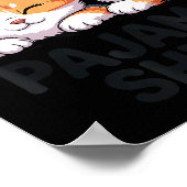 This Is My Pajama Funny Calico Cat Poster (Hoek)