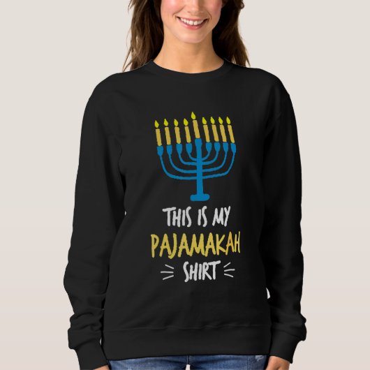 This Is My Pajamakah  Hanukkah Chanukah Jewish Hol Trui (Voorkant)