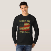 This Is My Pride Flag Usa American 4th Of July Pat T-shirt (Voorkant volledig)