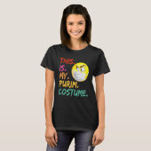 This Is My Purim Costume Funny Jewish Face Mask T-shirt (Voorkant volledig)