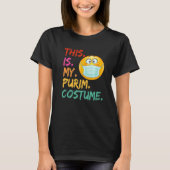 This Is My Purim Costume Funny Jewish Face Mask T-shirt (Voorkant)