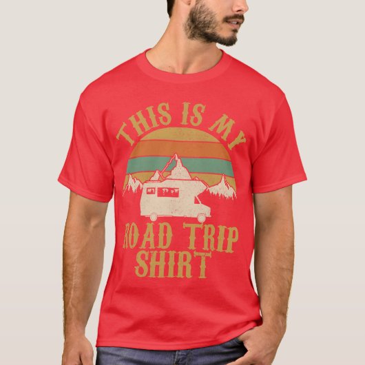 This Is My Roadrip RV Camping Camper gift T-shirt (Voorkant)