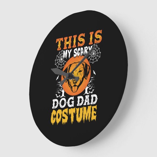 This is My Scary Dog Dad Costume Grote Klok (Hoek)
