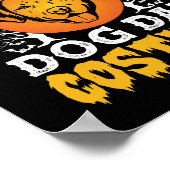 This is My Scary Dog Dad Costume Poster (Hoek)