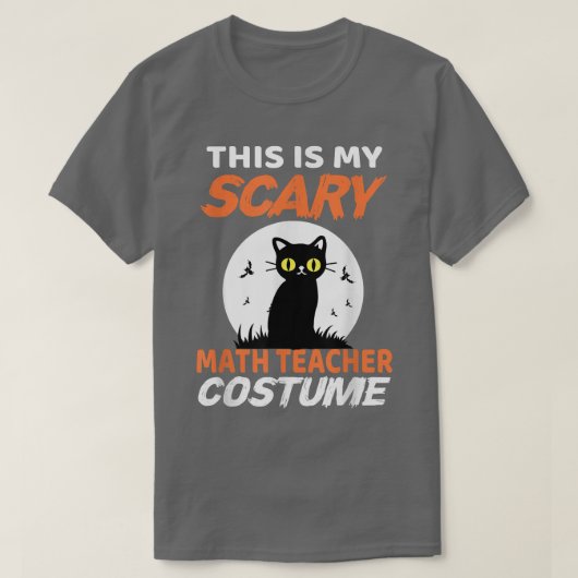 This is my scary math teacher costume for Hallowee T-shirt (Design voorkant)