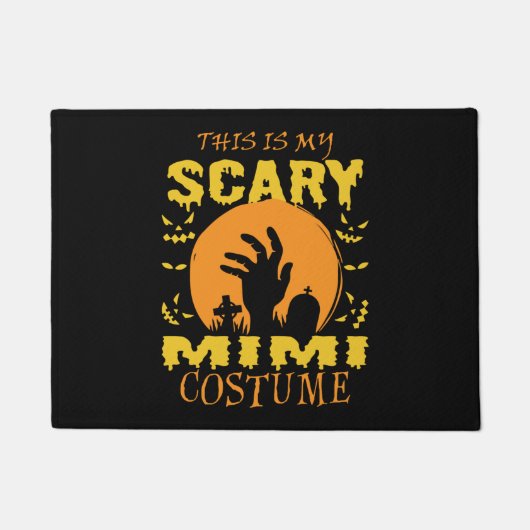 This Is My Scary Mimi Costume Halloween Deurmat (Voorkant)