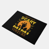 This Is My Scary Mimi Costume Halloween Deurmat (Schuin)
