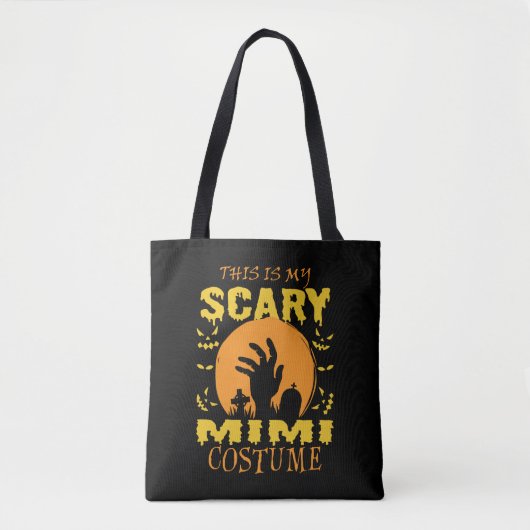 This Is My Scary Mimi Costume Halloween Tote Bag (Voorkant)