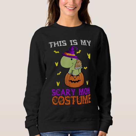 This Is My Scary Mom Costume Turtle Halloween Trui (Voorkant)