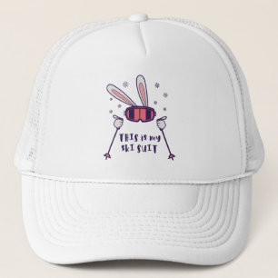 This is my Ski Skiing Rabbit with ski pos Trucker Pet