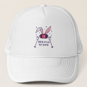 This is my Ski Skiing Rabbit with ski pos Trucker Pet
