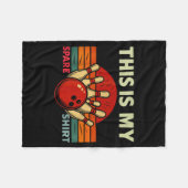 This Is My Spare Bowling Funny Bowler Men Women Ki Fleece Deken (Voorkant (Horizontaal))