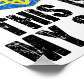 This Is My Suit Support Ukraine Trident Ukrainian Poster (Hoek)