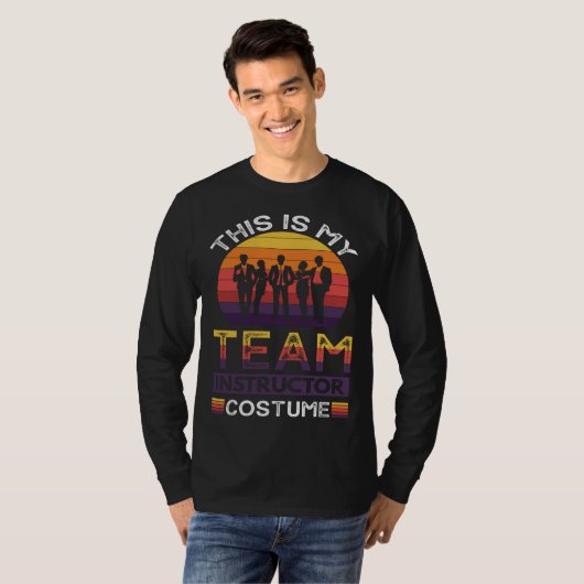 This Is My Team Instructor Costume T-shirt (Voorkant volledig)