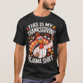 This Is My Thanksgiving Pajama Shirt Pjs Adult Kid (Voorkant)