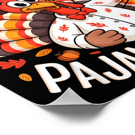 This Is My Thanksgiving Pajama Shirt Pjs Adult Kid Poster (Hoek)