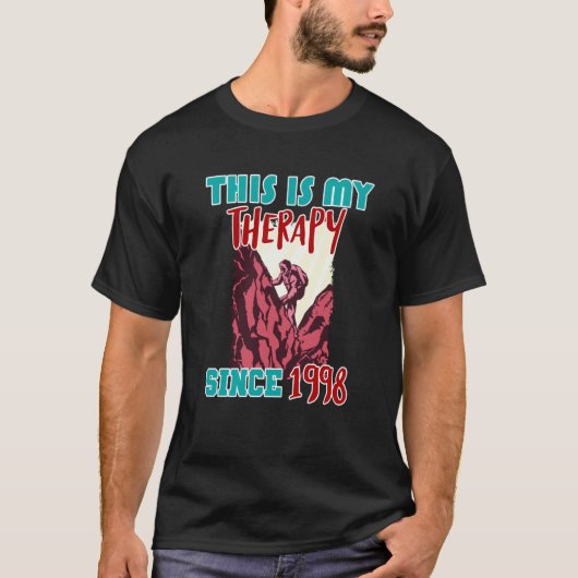This is my therapy since 1998 t-shirt (Voorkant)