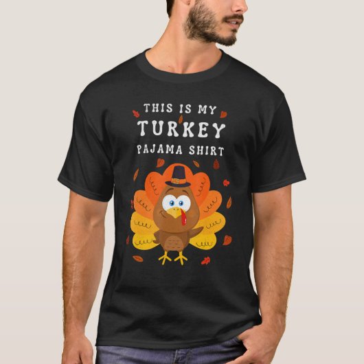This is My Turkey Pajama Tees Pajamas Matching Fa (Voorkant)