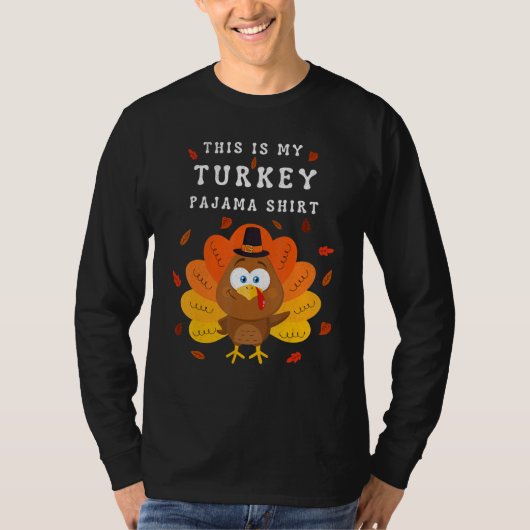 This is My Turkey Pajama Tees  Pajamas Matching Fa (Voorkant)