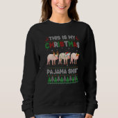 This Is My Ugly Christmas Pajama Pig Animals Trui (Voorkant)